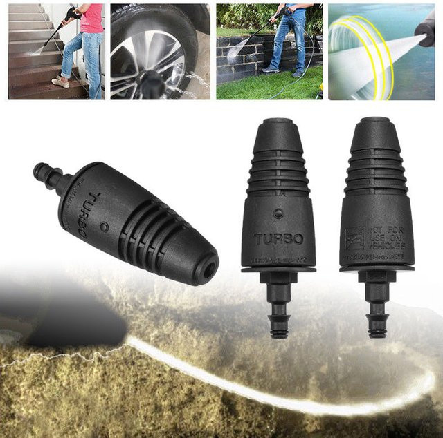 Vibratite Rotierender Turbo-Düsenkopf für Hochdruckreiniger als Reinigungszubehör für Karcher, Lavor, Comet und Vax - Bild 1