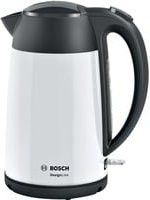 Bosch DesignLine Wasserkocher TWK3P421 in Weiß und Schwarz mit 1,7 l Fassungsvermögen und Kalkschutzfilter - Bild 1