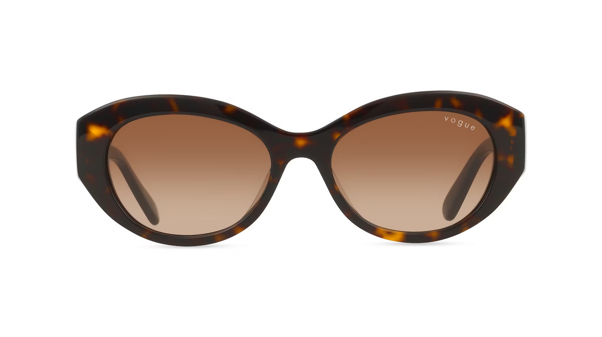 Vogue 0VO5659SU Sonnenbrille Damen, Vollrand, hexagonal, Acetat, braun - Bild 1