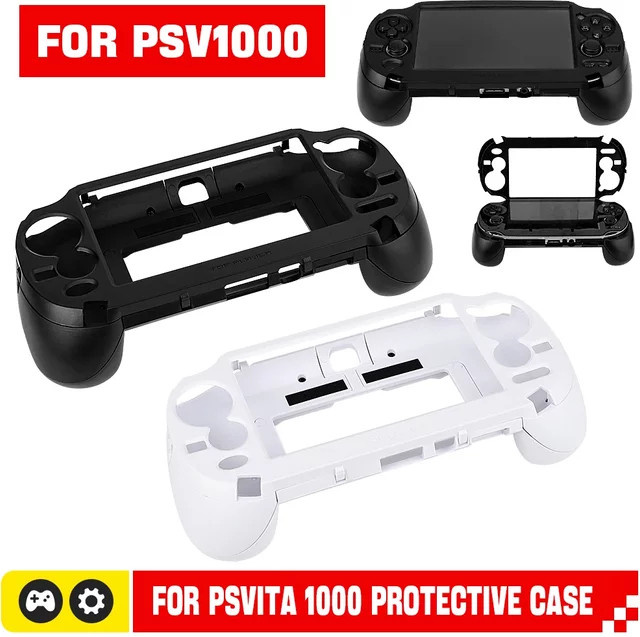 Hayoumon Ersatz-Handgriff-Joypad-Gehäuse mit L2 R2 Trigger-Tasten in Weiß für PS VITA PSV1000 Spielzubehör - Bild 1