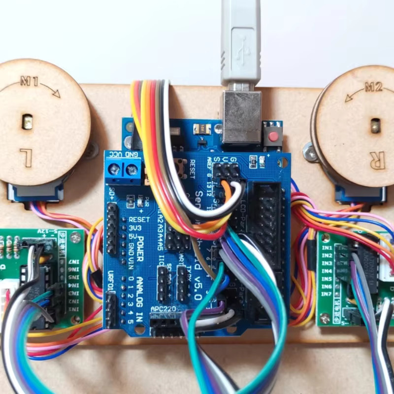 BinHex Zeichnender Wandmalroboter mit Kabelplotter, DIY-Kit, Bunt / Mehrfarbig - Bild 2
