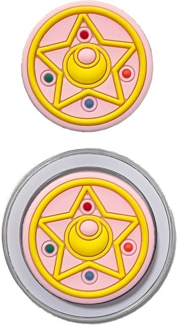 Niedlicher Tier-Stern-und-Mond Griptok Handyhalter und Ständer für iPhone 17 und iPhone 16 Pro Max in LS - Bild 1