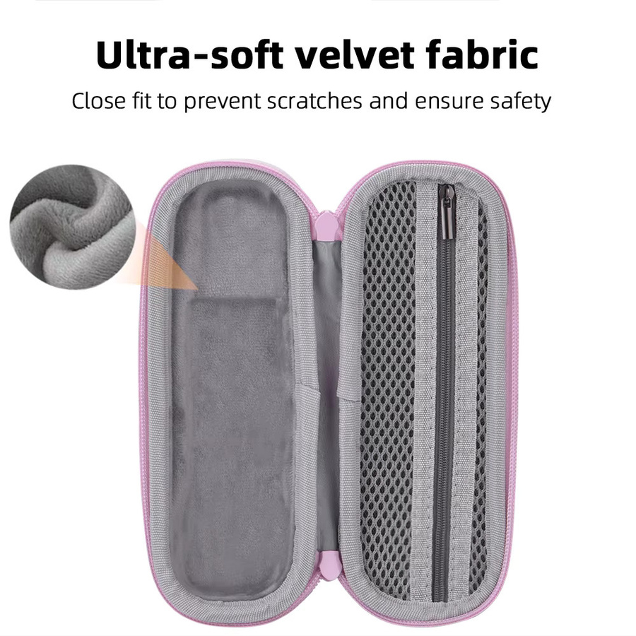 BRDRC Tragetasche für DJI Pocket 3 Kamera Zubehör Aufbewahrungstasche mit Karabiner in Rosa - Bild 2