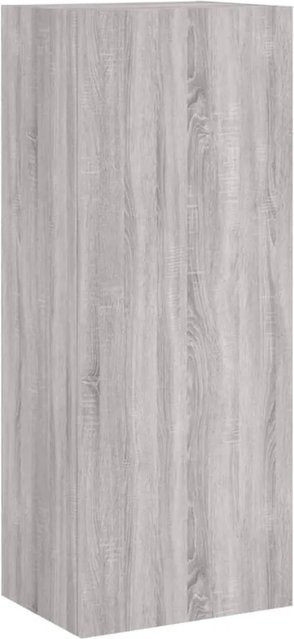 vidaXL TV-Wandschrank in Grau Sonoma, moderner Wandunterschrank aus Holzwerkstoff, B/T/H: 40,5 x 30 x 102 cm - Bild 1
