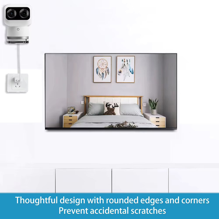 Eufy Security Indoor Cam S350 Wandhalterung aus Acryl in Transparent, platzsparende Wandhalterung ohne Bohren - Bild 3