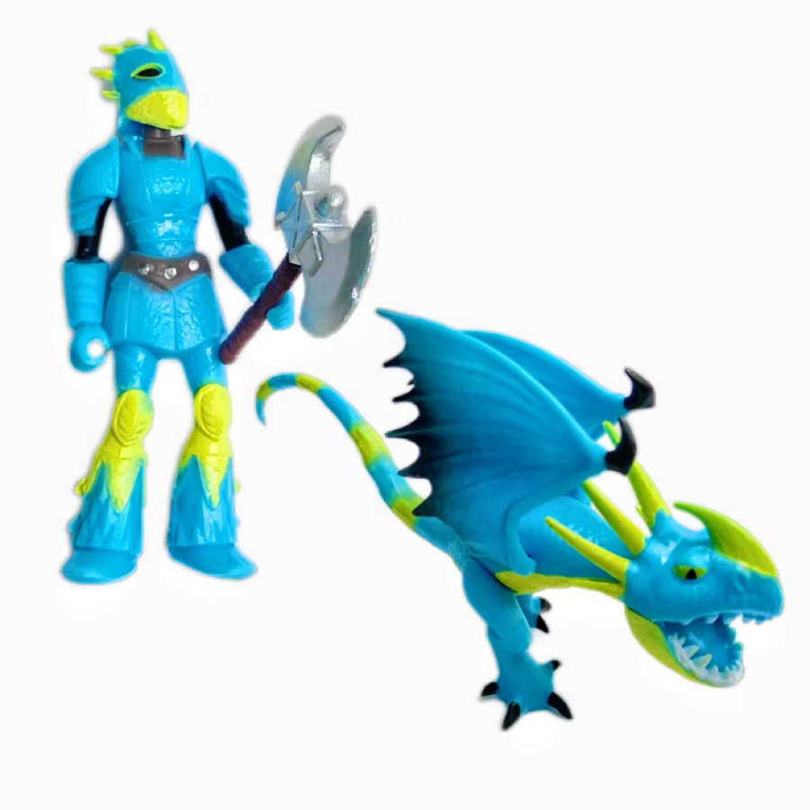 Bandai Drachenzähmen leicht gemacht Zahnlos, Actionfigur, 8-teiliges Set - Bild 2