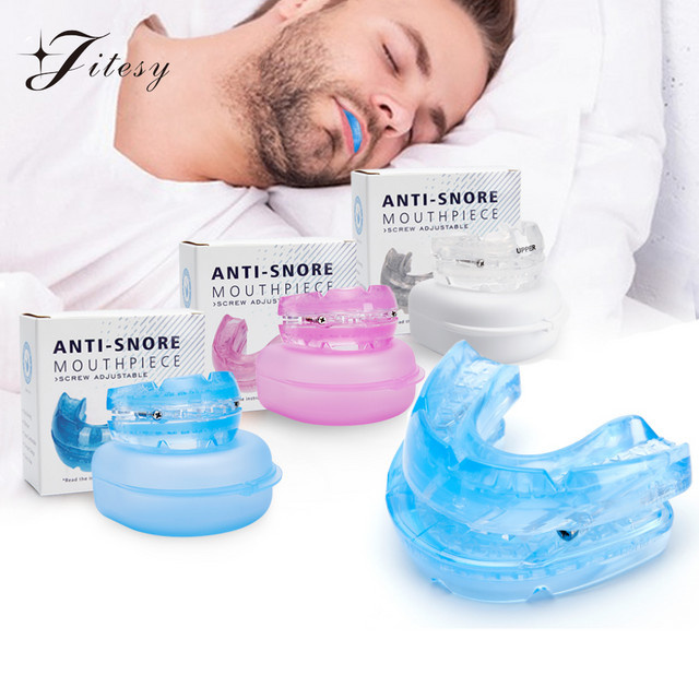 Anti-Schnarch-Mundschutz mit Einstellschrauben, Unisex - Bild 1