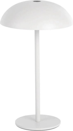 Arcchio LED Tischleuchte Modern Weiß aus Metall, Dimmbar und Akkubetrieben