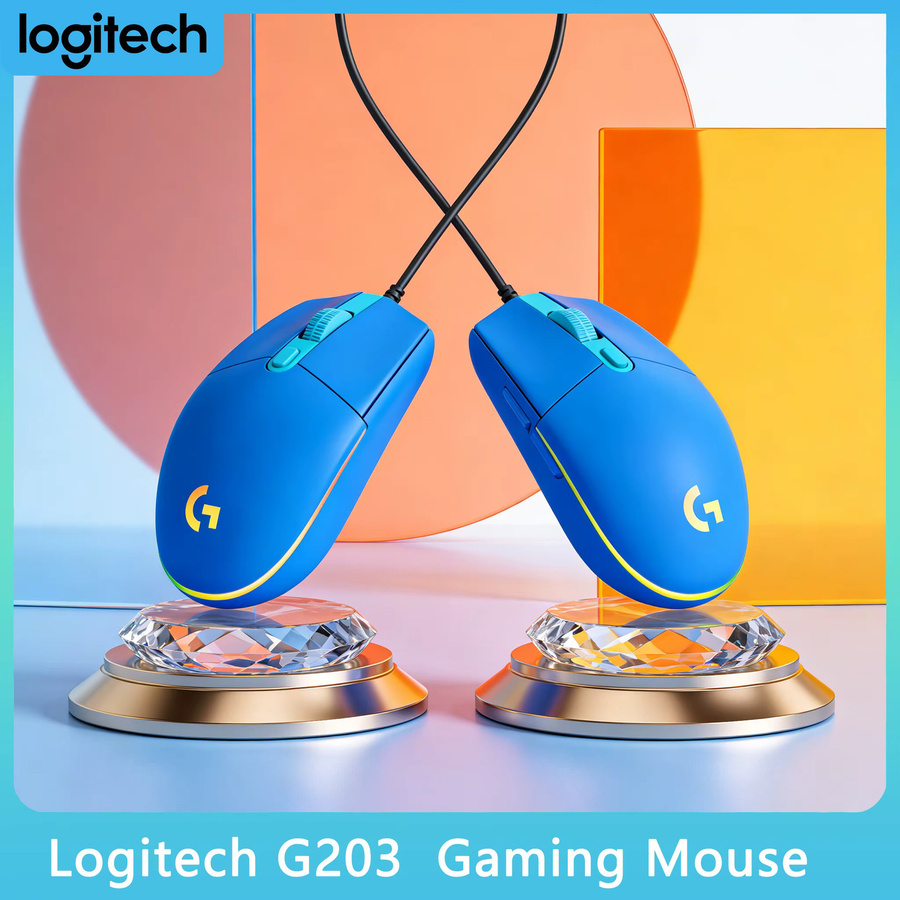 Logitech G304 LIGHTSPEED Gaming-Maus mit HERO Sensor, 12.000 DPI und 6 Tasten in Schwarz oder Blau - Bild 1