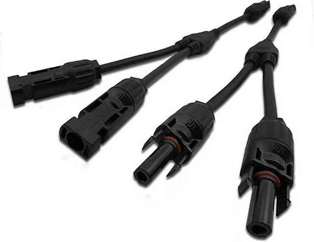 Paar Y-Stecker MC4 Solar in Schwarz - Bild 1