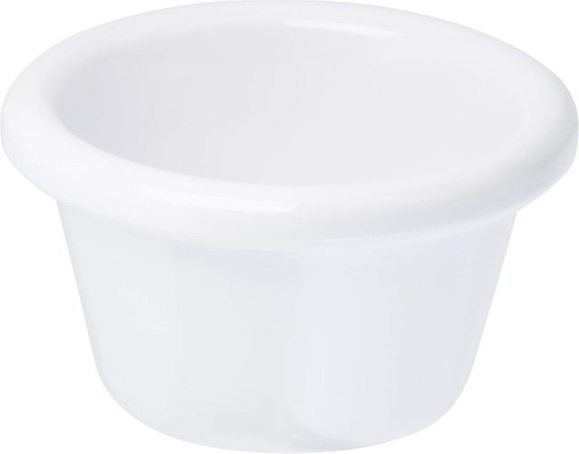 APS Dipschälchen CASUAL aus Melamin, weiß, rund, 80 ml, Durchmesser: 7,8 cm, Höhe: 4,5 cm - Bild 1