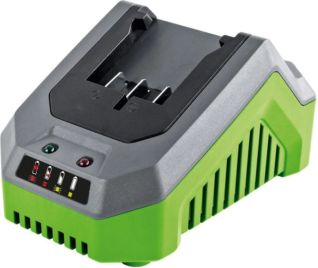 LUX-TOOLS 20 V Schnellladegerät PowerSystem in Grün - Bild 1