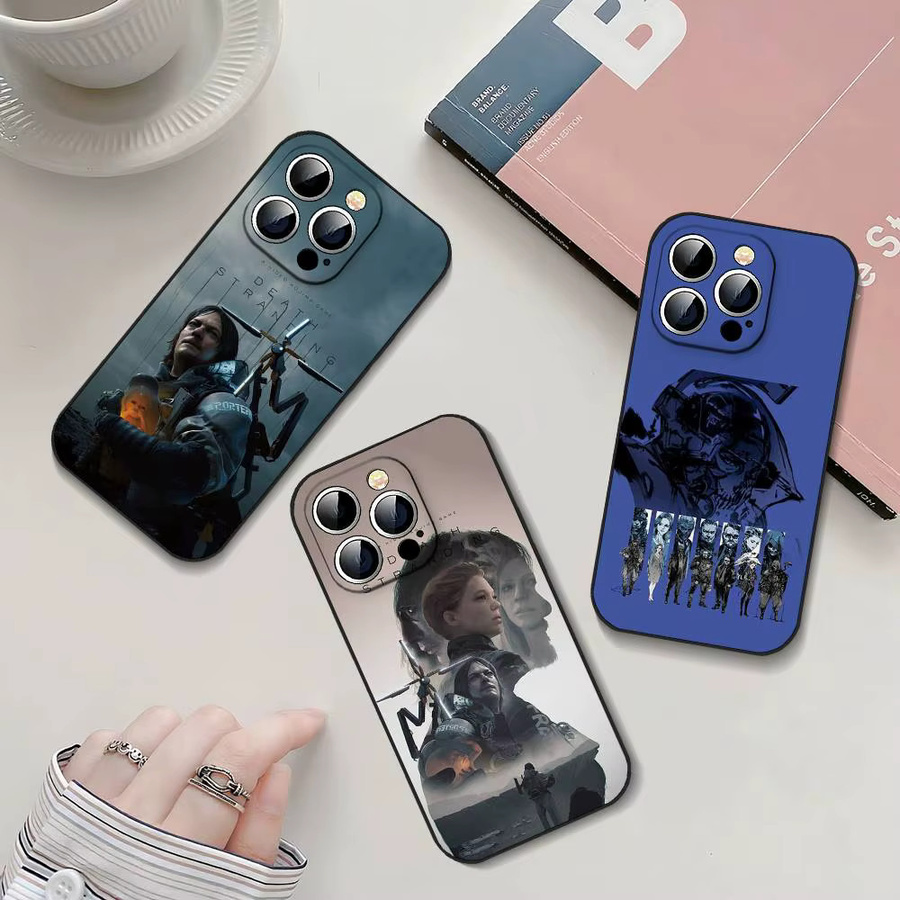 D-Death-Strandings Gaming-Handyhülle für Apple iPhone in Mehrfarbig, mattierte weiche Silikonhülle - Bild 4