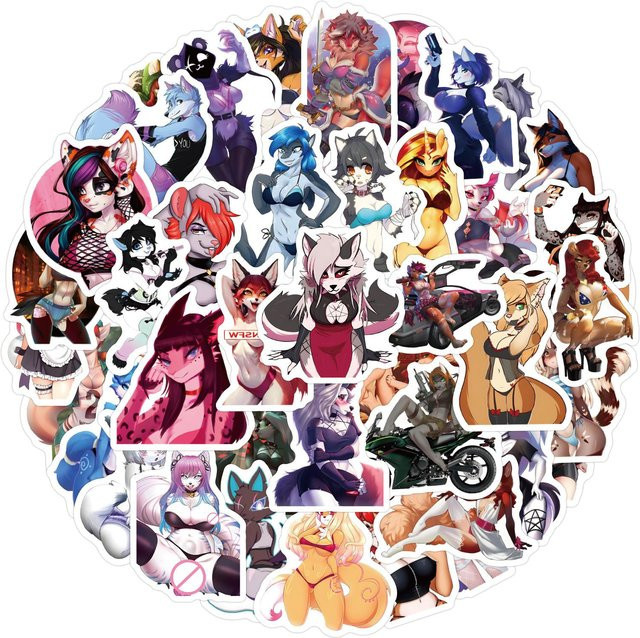 60-teiliges Set Car Beautiful Stickers Cartoon Aufkleber Multicolour - Bild 1