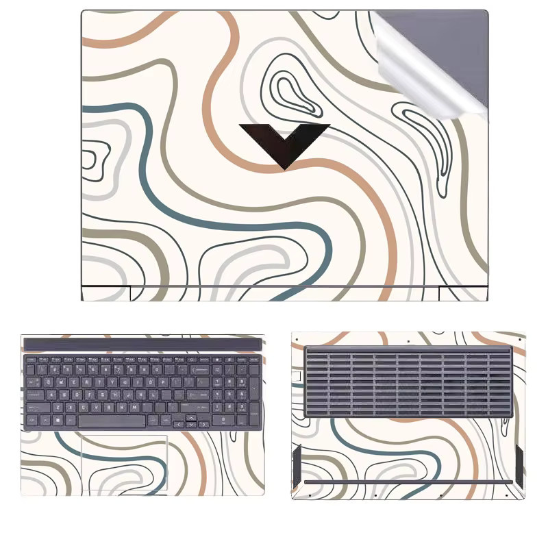 Anti-Kratzer DIY Vinyl Aufkleber als Schutzfolie für HP Victus Gaming Laptop 15,6 und 16,1 Zoll (Modelle 15-fa, 15-fb, 16-r, 16-s) - Bild 4