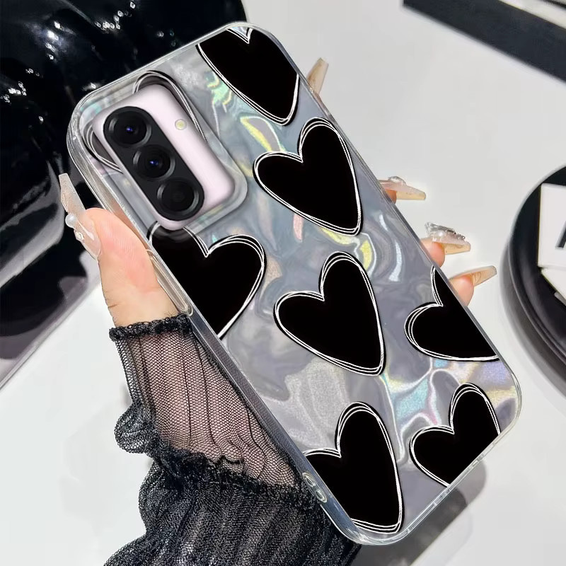 Romantische Handyhülle mit Herz-Design für Samsung Galaxy A-Serie in Multicolour - Bild 2
