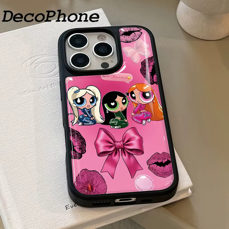 DecoPhone Sturzsichere TPU Handyhülle mit Rosa Animations-Edge-Epoxy Design für iPhone 11 bis iPhone 17 Pro Max AIR PLUS - Bild 3