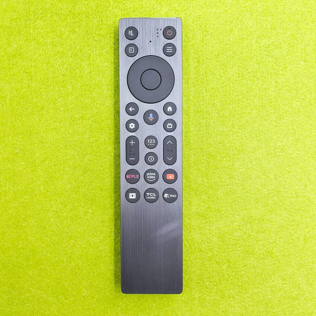 TCL Fernbedienung RC813A FMB1 FMBB in Schwarz für Smart OLED TV der Serien C755, P71K, P81K, P61K, S51K und C61K - Bild 1