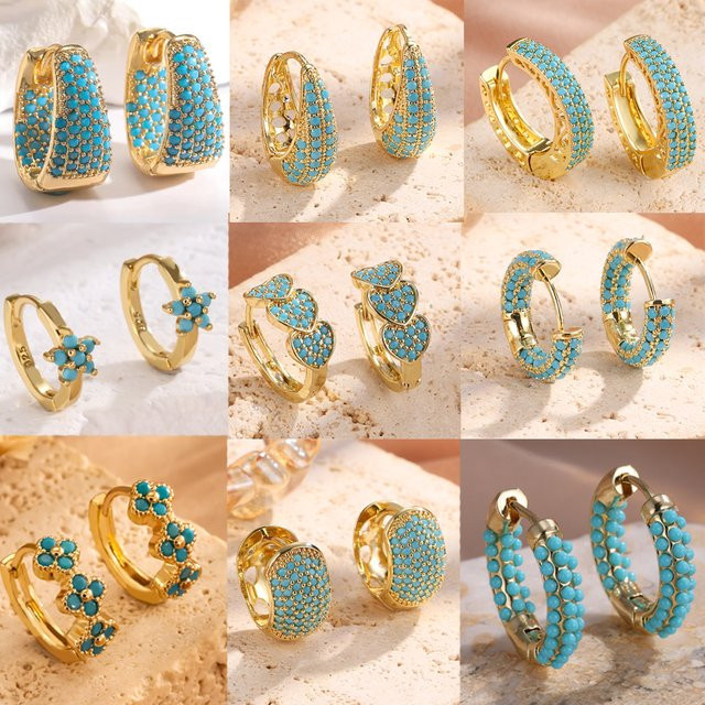 ZAKOL Creolen, Gold, Zirkonia, Damen - Bild 1