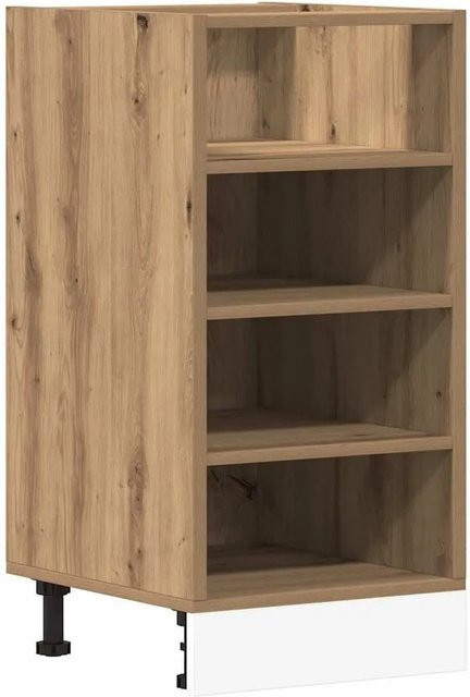 vidaXL Unterschrank Riga Artisan-Eiche in Braun, B: 40 cm, T: 44,5 cm, H: 81,5 cm - Bild 1