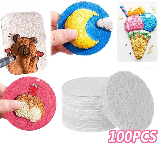 3D Magisches Schaumstoff-Textur-Malpapier, Bastelset, Bunt / Mehrfarbig - Bild 1