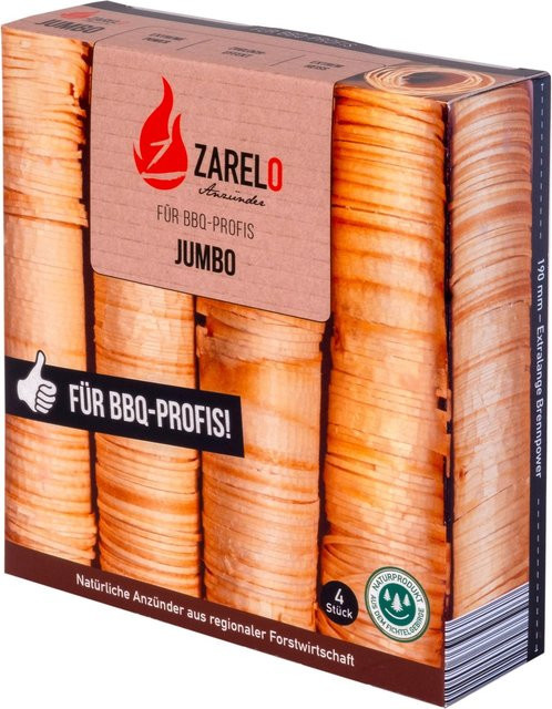 Zarelo Jumbo Anzünder 4 Stück - Bild 1