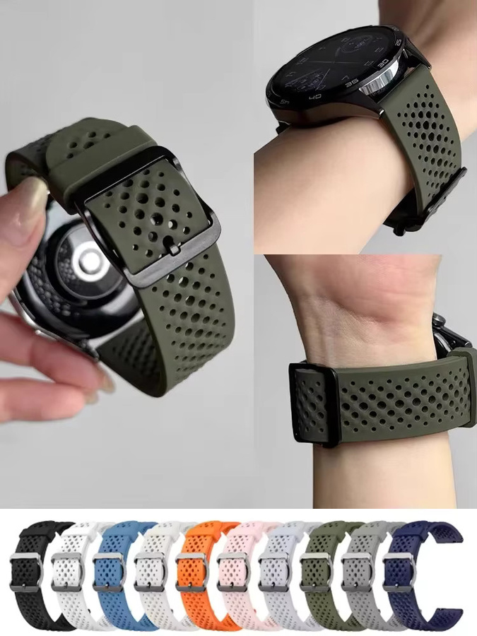 Xiaomi Uhrenarmband, Silikon, 22 mm, Multicolor, Unisex - Bild 3