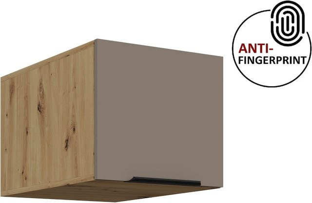 Küchen Aufsatzschrank ARIA Sandgrau matt, Wandmontage, Breite: 40 cm - Bild 1