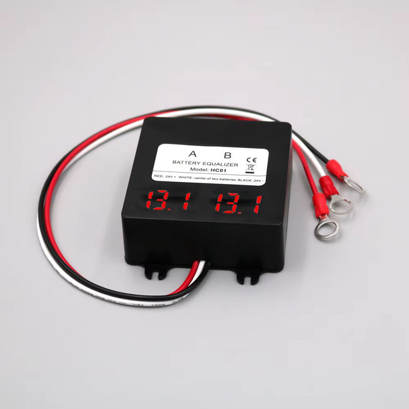 ANGUI Batterien Equalizer HA01 HC01 für 2 x 12 V Blei-Säure-Batterien, 24 V Solarstromanlage, Schwarz - Bild 2