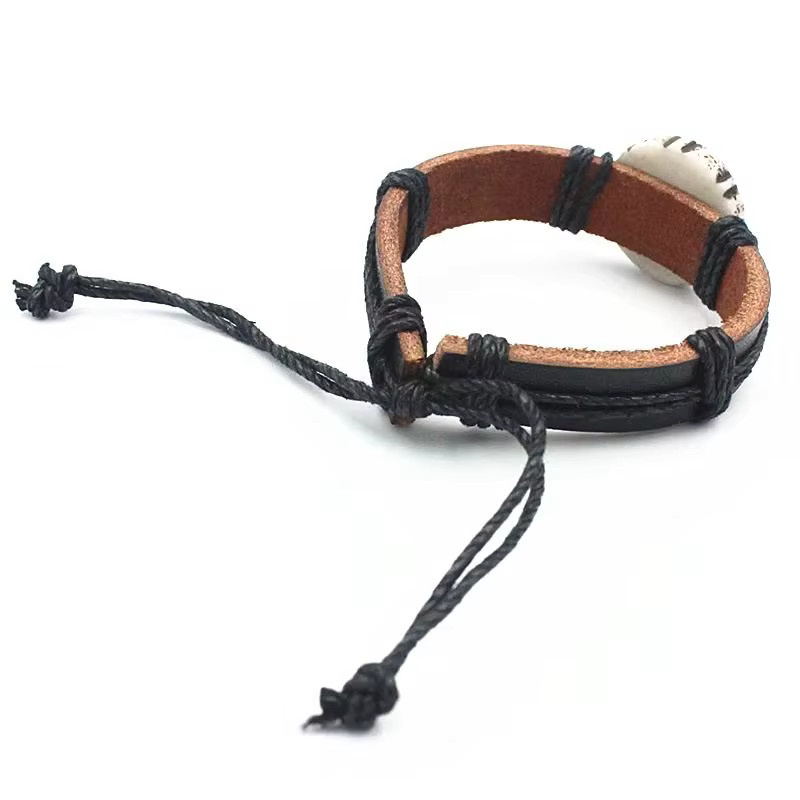 weyena Lederarmband, Schwarz, Unisex - Bild 3