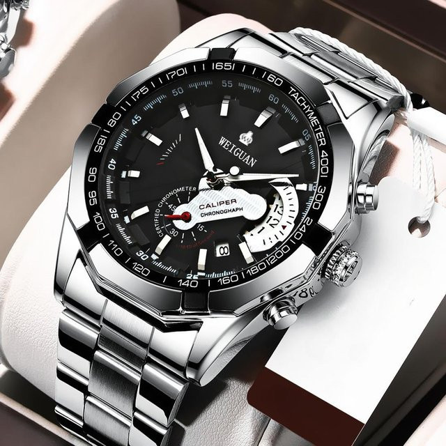 MAITA Emodern Armbanduhr Automatik, Edelstahl, Schwarz, Herren - Bild 1