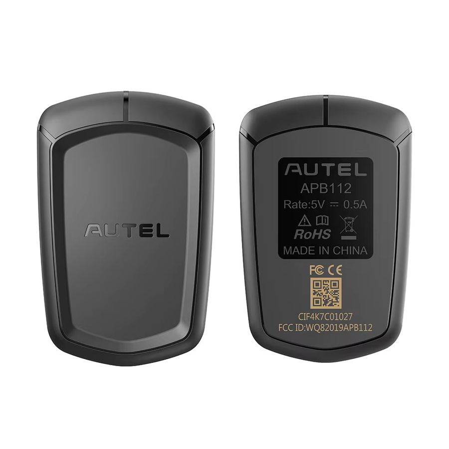 Autel APB112 Smart Key Simulator Haupteinheit und USB-C-Kabel-Set in Schwarz für IM608 und IM508 - Bild 5