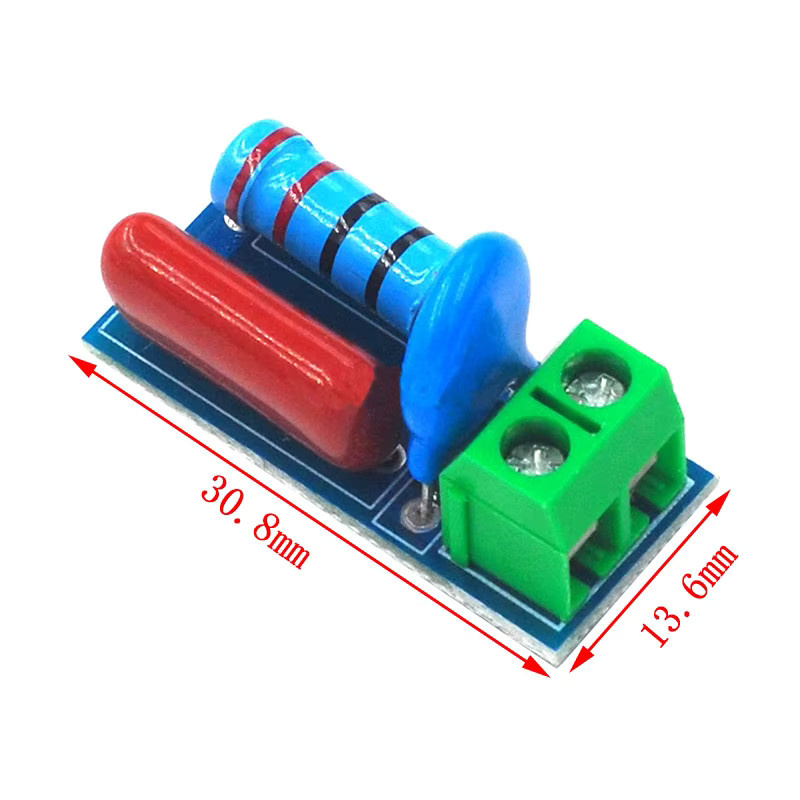 Si Tai&SH RC-Snubber-Modul zur Überspannungsschutz-Absorbtion für Relaiskontakte, 5V-400V, Multicolour - Bild 2