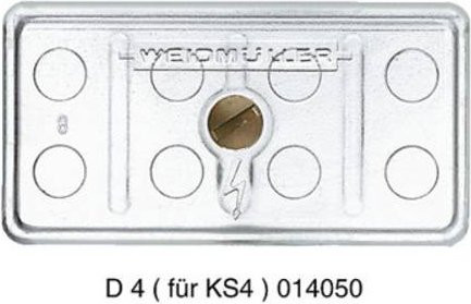 Weidmüller Klemmleiste 0244060000 in Weiß und Silber mit Schraubanschluss aus Kunststoff, 50 Stück - Bild 1