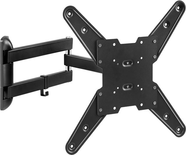 Tectake TV Wandhalterung für 26 bis 75 Zoll, ausziehbar, Schwarz, VESA 400 x 400 mm - Bild 1