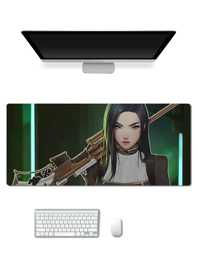 Moetch Anime Spiel Mauspad Caitlyn Kiramman XXL Multicolour Rutschfest für E-Sport und Büro - Bild 4