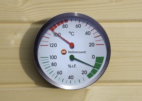 WEKA Klimamesser für Saunen in Weiß - Bild 3