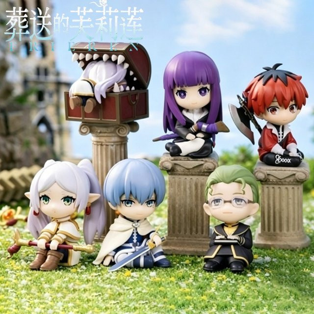 Bandai Frieren Beyond Journey's End, Figurenset, 6-teiliges Set - Bild 1