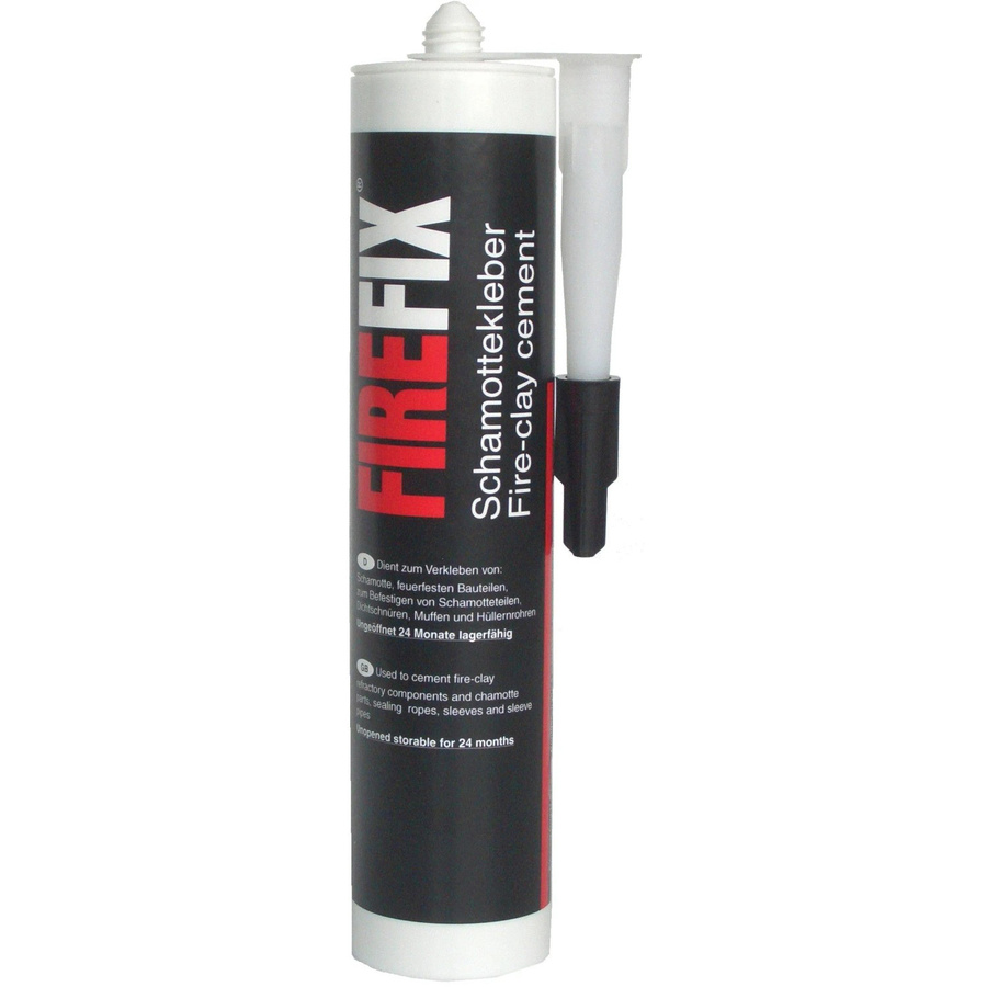 FIREFIX Schamottestein- und Vermiculit-Kleber, hitzebeständig, 310 ml - Bild 2