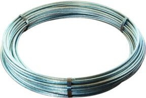 Obermoser Erdungsdraht aus verzinktem Stahl 10 mm, 50 kg, Silber - Bild 1