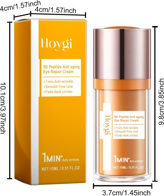 HOYGI 5D Peptid Augencreme, 15 ml, Damen - Bild 1