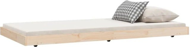 vidaXL Massivholzbett aus Kiefer in Braun ohne Matratze B/T/H: 90 x 190 cm - Bild 1