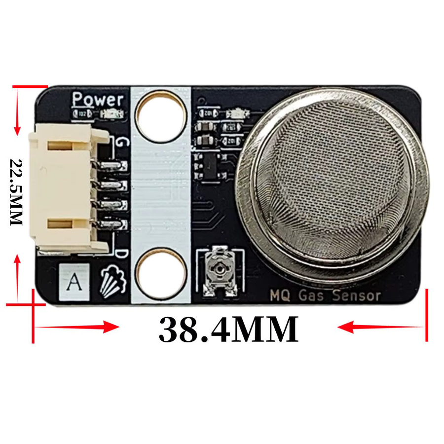 NullLab MQ-4 Methangas-Sensor mit Analog- und Digitalausgang im PH2.0 Gehäuse für Arduino ESP32 Microbit und Raspberry Pi - Bild 2