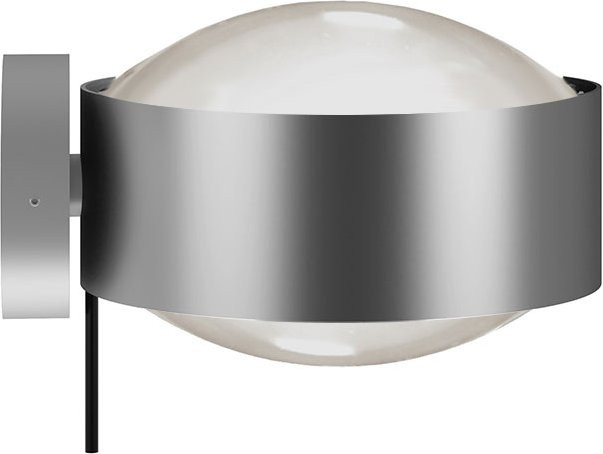Top Light Puk! 160 Wall Avantgarde LED-Wandleuchte in Chrom matt mit warmweißem Licht (2700K) - Bild 1
