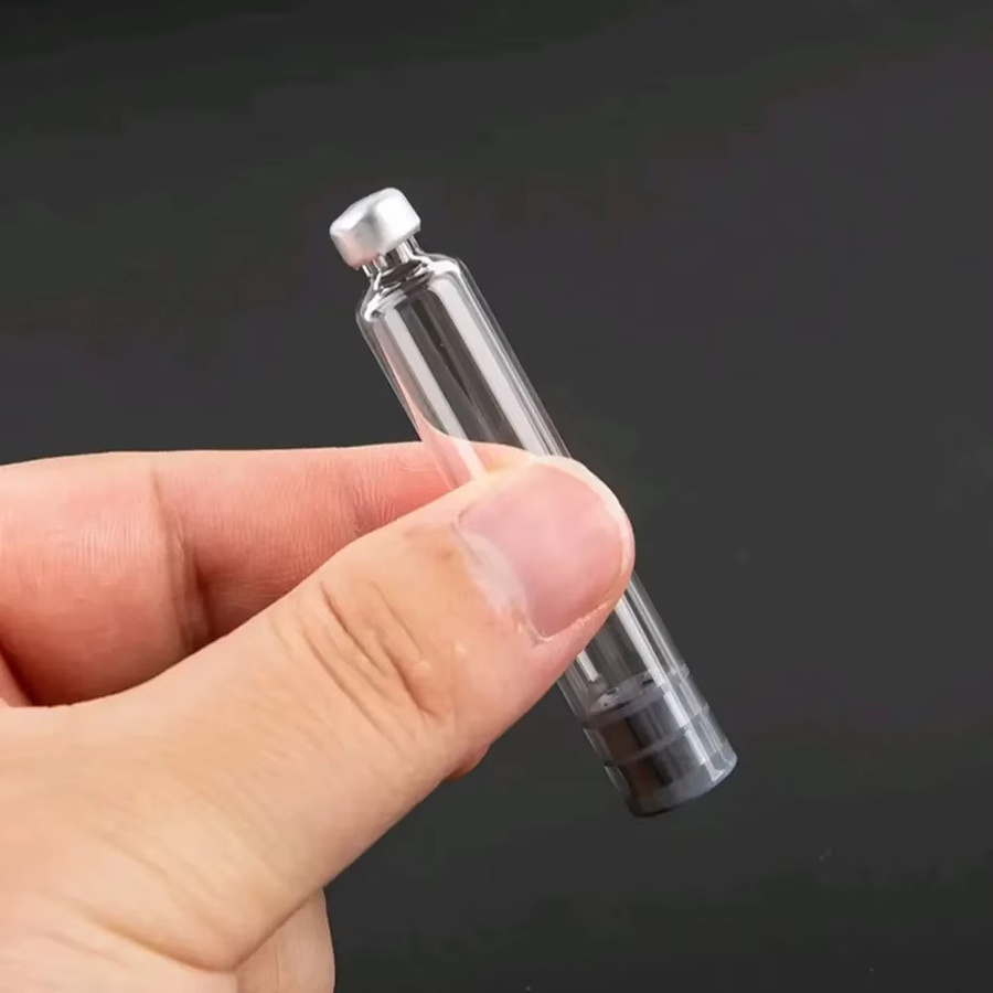 Leere Kartuschenflaschen aus Kunststoff, 3 ml, transparent, einzeln versiegelte Einweg-Ersatzhülsen für Stiftgeräte - Bild 3