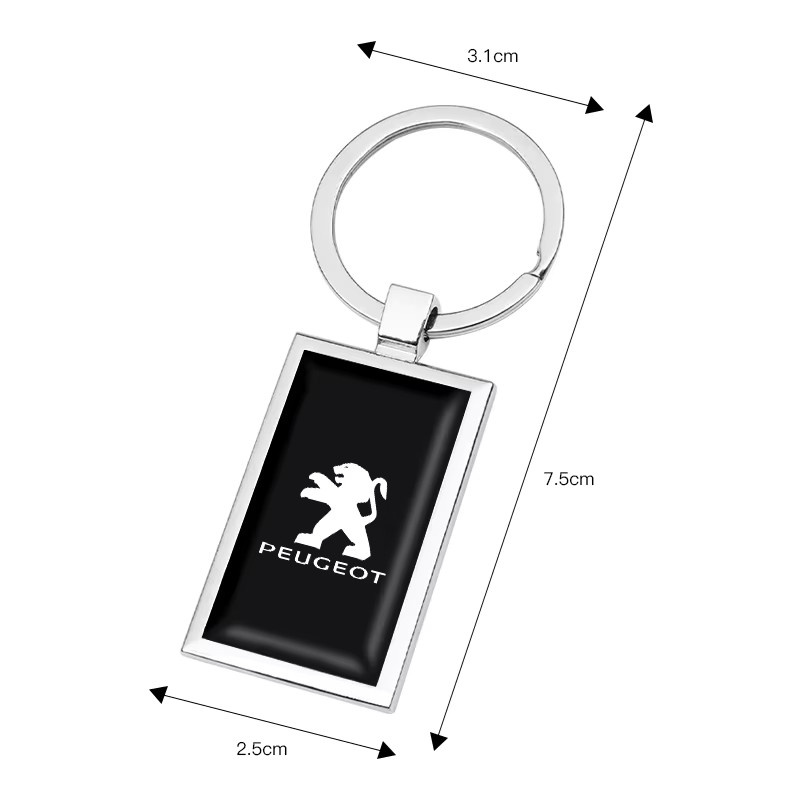 Peugeot Schlüsselanhänger, Zinklegierung, Unisex - Bild 2