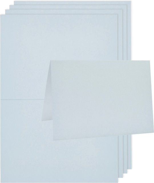 Rico Design Paper Poetry Luxury Karten B6 Hellblau - Bild 1