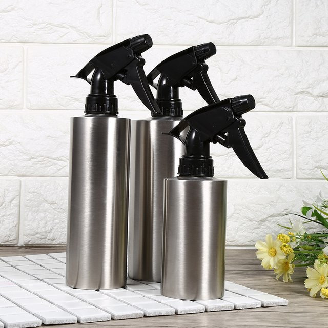 TOPINCN Multifunktionale Pflanzenbewässerungsflasche aus Edelstahl in Silber - Bild 1