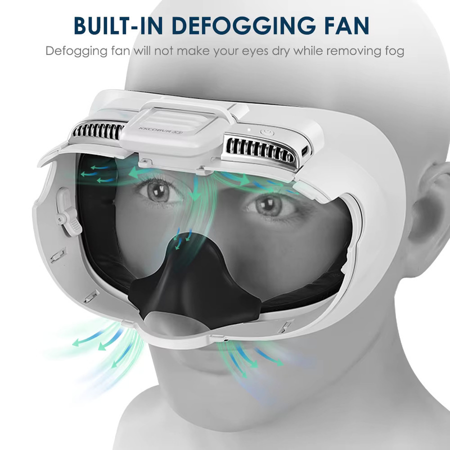 KKCOBVR K3 Spiegelnebelentfernungsventilator für Quest 3 in Weiß - Bild 2