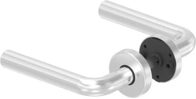 FeNau Türdrücker-Paar aus Edelstahl in Silber mit 8 mm Drückerstift - Bild 1